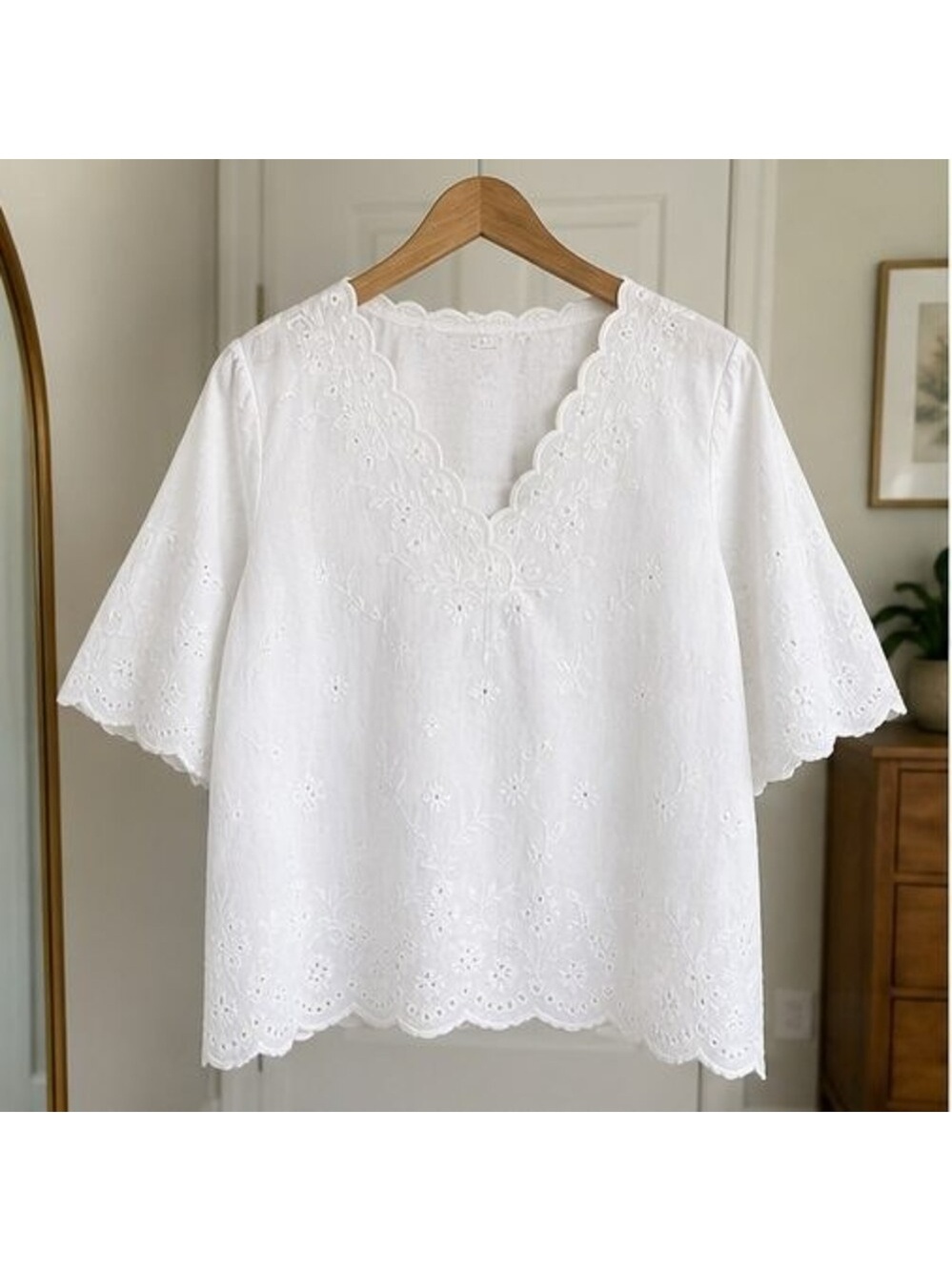 Ivory Puff Sleeve Top